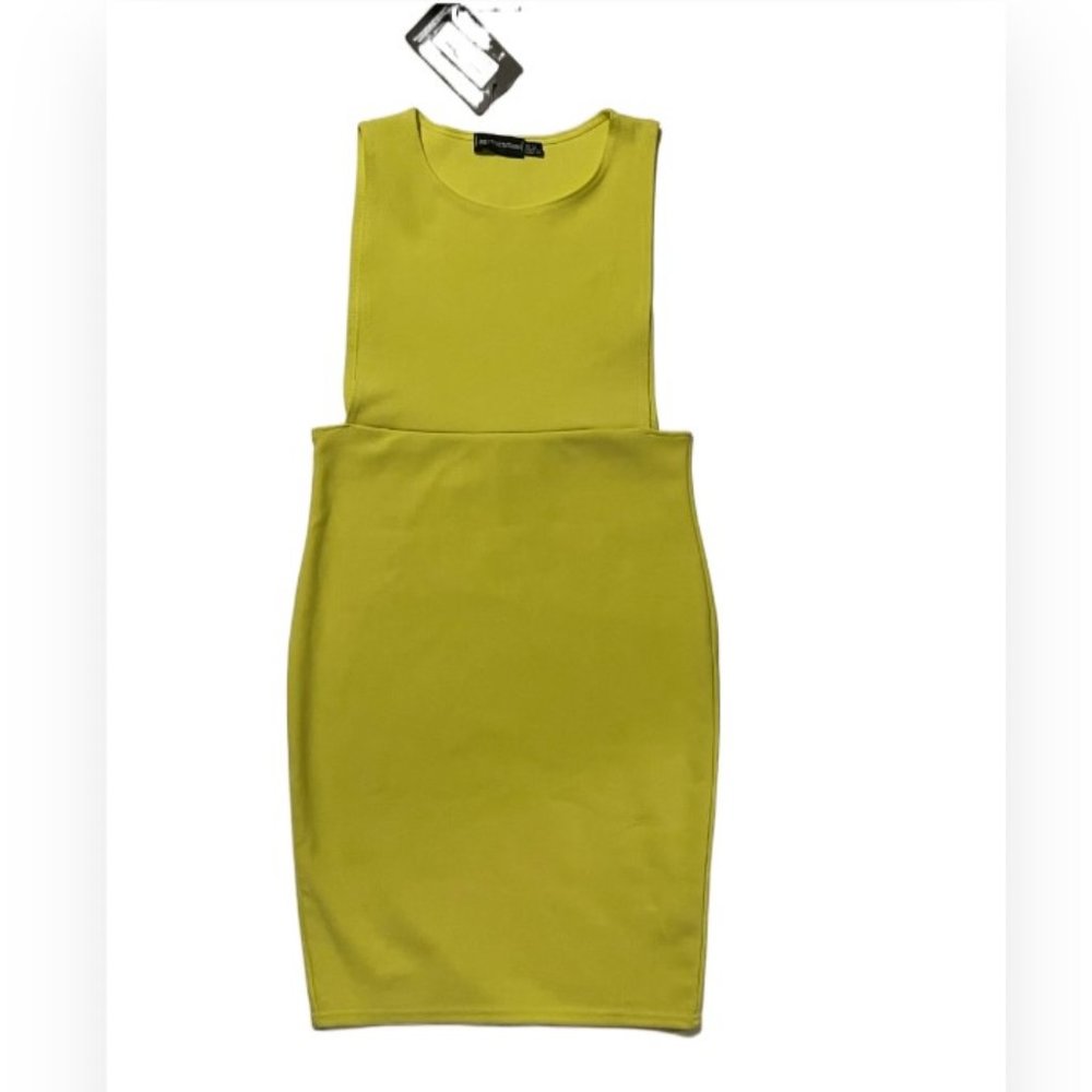 Neon Yellow Mini Dress